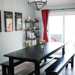 Farmhouse Tables with Benches