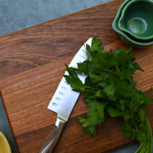 Brazilian Cherry & Macacauba Cutting Board