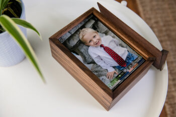 4x6 Sliding-top Photo Box (Walnut) - Image 12
