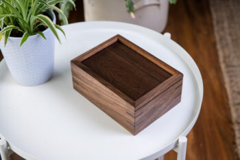 4x6 Sliding-top Photo Box (Walnut) - Image 6
